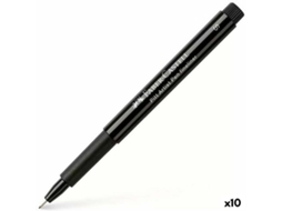 Marcadores FABER-CASTELL Pitt Artist Fineliner S Preto 10 Unidades