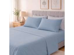 Jogo De Cama Petal Touch Premium - Azul