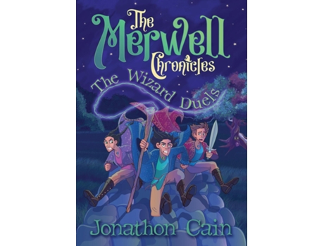 Livro The Merwell Chronicles The Wizard Duels de Jonathon Cain (Inglês)