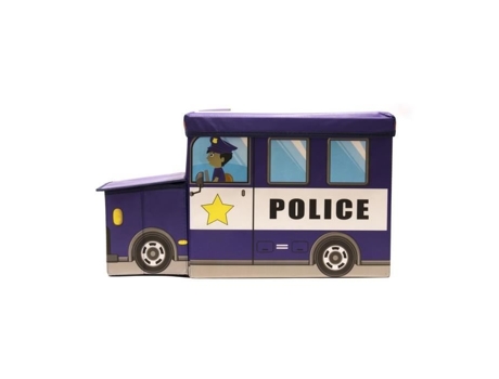 Caixa de Armazenamento Policial Tronco 56 2X24 8X31 Cm HOME DECO FACTORY