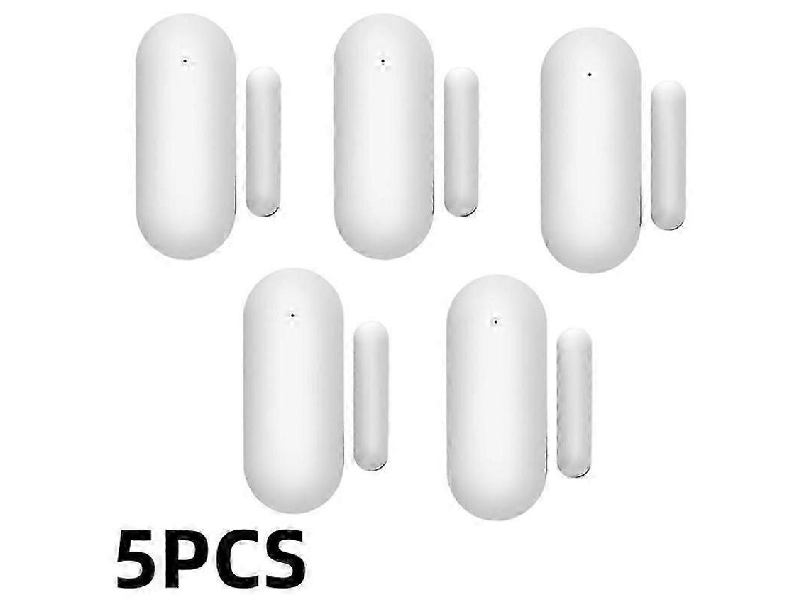1-7 Unidades De Sensor Inteligente Wifi/zigbee Para Porta/janela, Detector De Alarme De Segurança Residencial Compatível Com Alexa E Google Home.