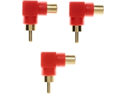 Adaptador Rca de 90 Graus, Conector Macho para Fêmea AQUAFORGE