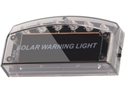 Luz Solar Para Carro Kisangel, 6 Leds, Luz De Advertência Movida A Energia Solar, Antifurto, Material Abs, Removível E