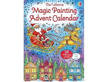 Livro Magic Painting Advent Calendar de Abigail Wheatley (Inglês)