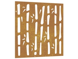 Garden Wall Decoration, Garden Wall Decorations Vidaxl Marrom Aço (n/a)