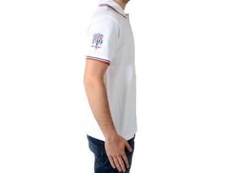 Polo De Homem Marion Roth Algodão Branco (xxg)