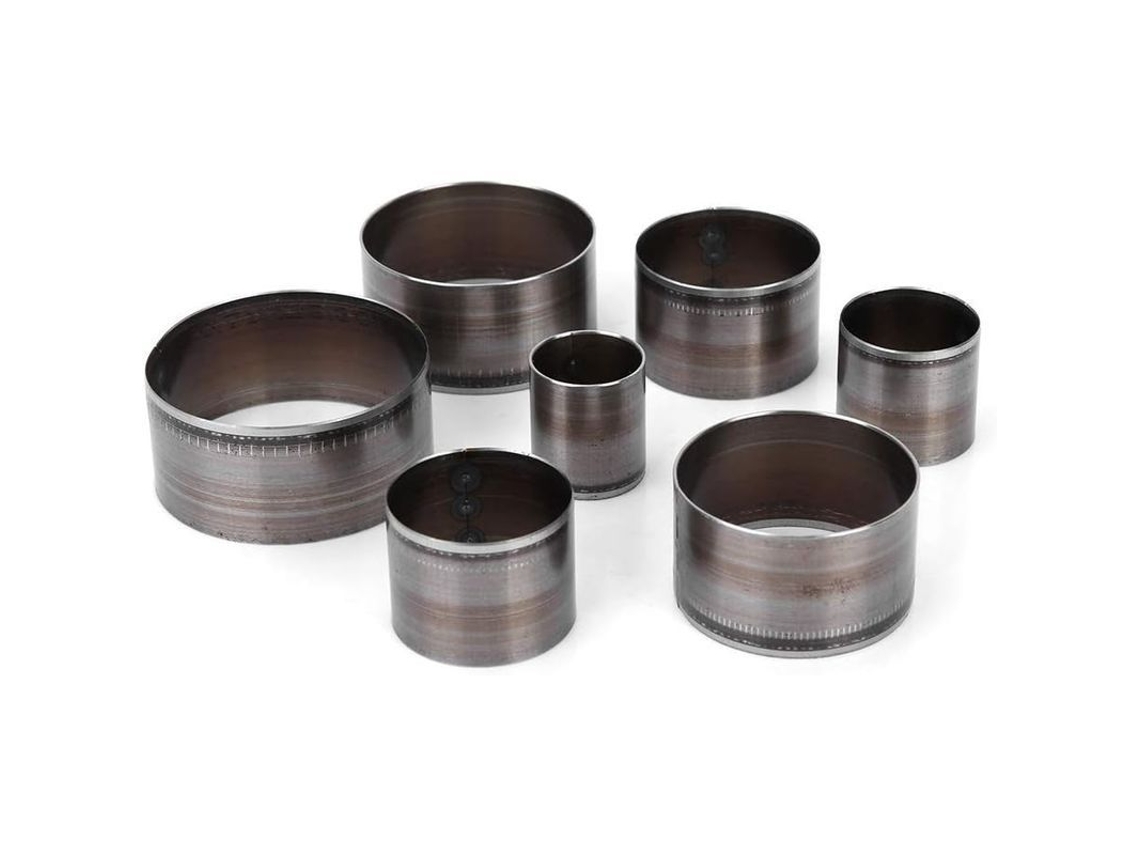 2026 kit de Matrizes para Perfurar Couro Circular, 7 Ferramentas de Aço de 20mm a 50mm