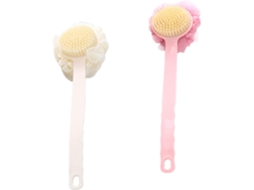 Conjunto De 2 Escovas Banho Cabo Longo Homoyoyo Para Limpeza Corporal E Da Banheira, Acessórios Para Chuveiro