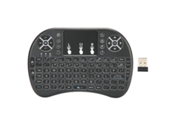 Aetheria teclado Sem Fio Mini 2.4g Usb Qwerty com Touchpad Ajustável Dpi para Android Tv Box