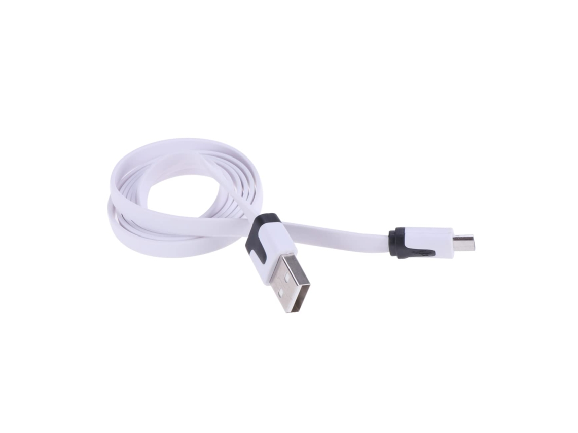 Cabo De Dados Usb Plano Para Carregamento Rápido, Cabo Micro Usb Durável Para Tablets, Smartphones E Reprodutores De Música. Gokoco