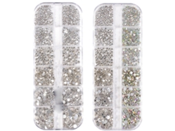 Strass Para Unhas Cristais Redondos De Vidro Plano Para Unhas Faça Você Mesmo -St-05 ZMDECQNA 2 Un