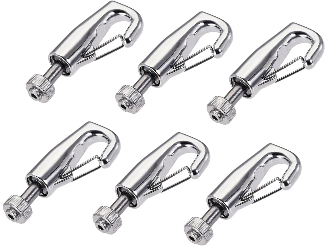 Conjunto de 6 Ganchos para Pend. Quadros, 7, 5mm de Diâmetro, Ajustáveis, em Cobre CHABERLU