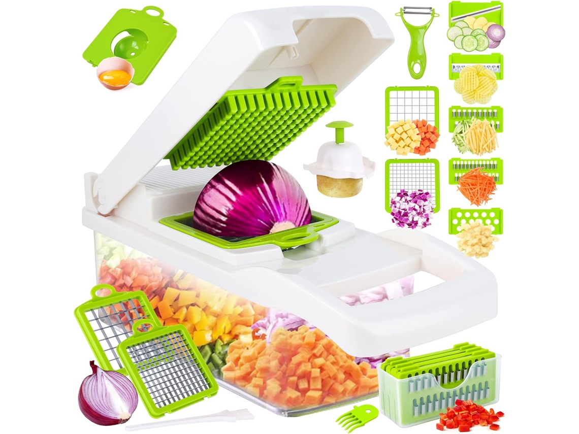 Processador De Alimentos Multifuncional 14 Em 1, Picador De Cebola E Vegetais Aquaforge
