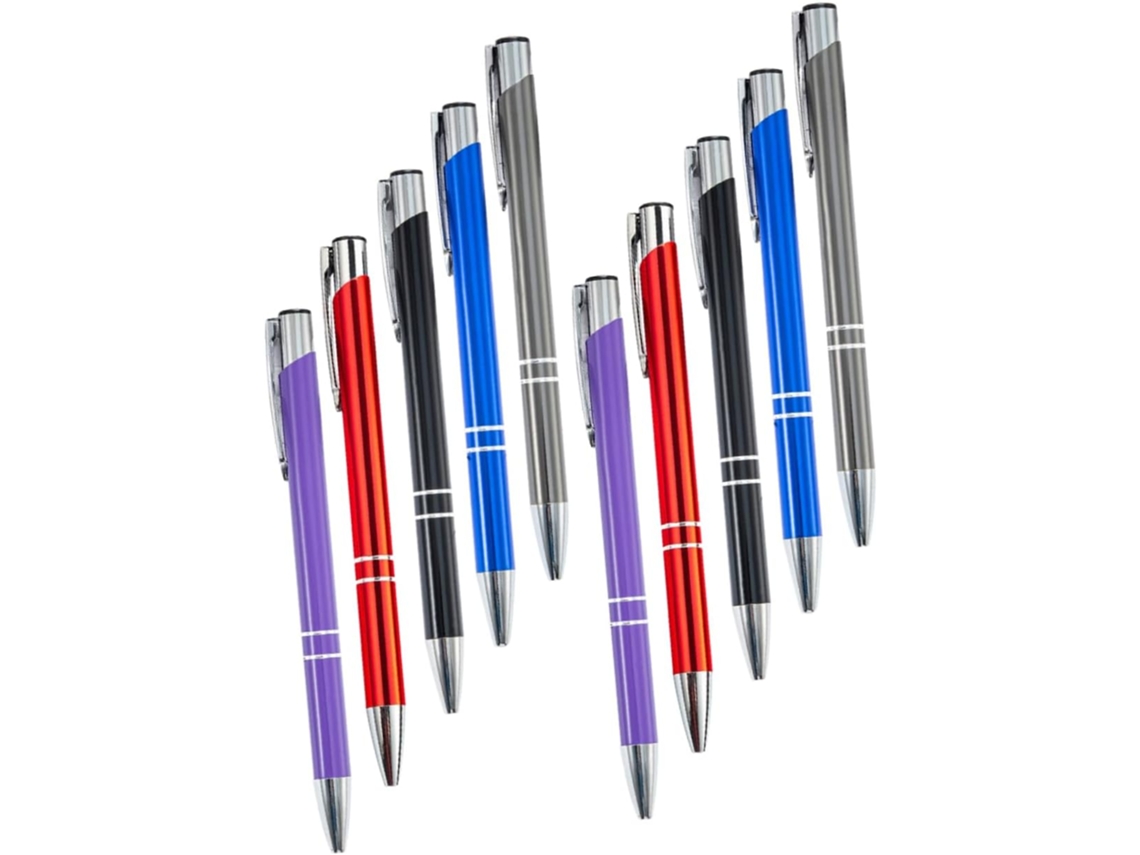 Conjunto De 10 Canetas Em Gel Stobok Com Design Moderno, Escrita Suave