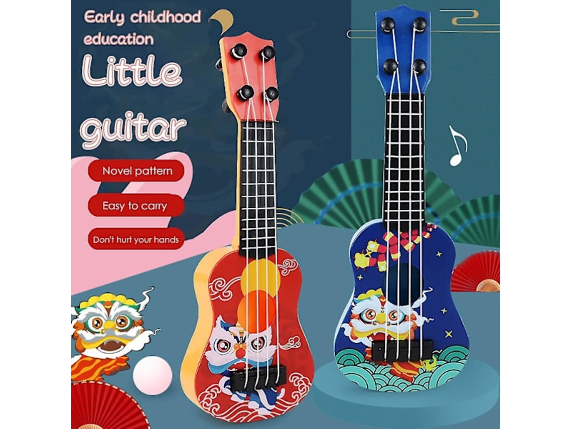 Lurelia Ukulele Infantil Com 9 Cm, Abs, Plástico E Material Ecológico, Educativo