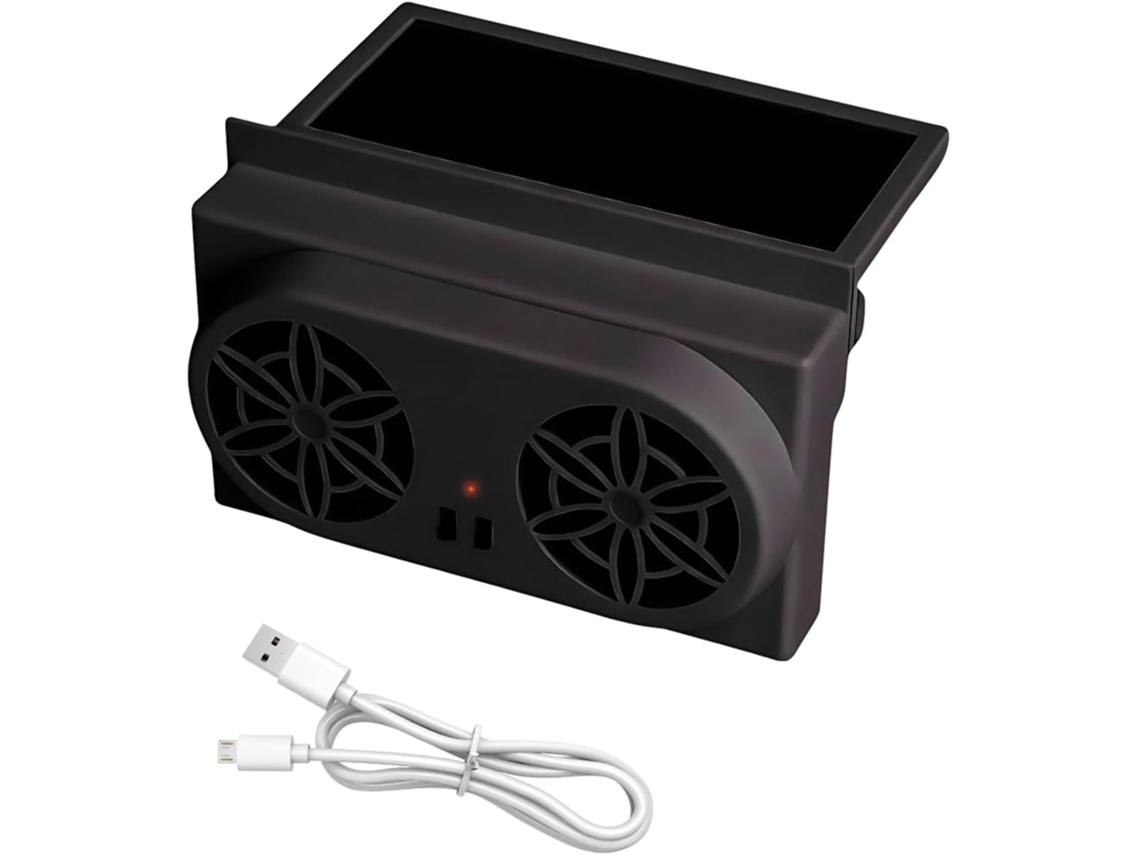 Ventilador Para Janela De Carro, Ventilador Extrator De Bateria Recarregável