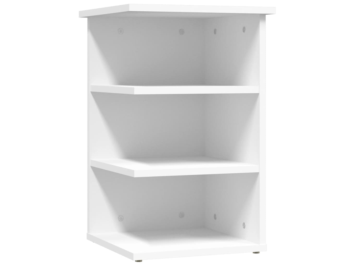 Suporte para celular 35x35x55 cm Derivado de Madeira Branco MAISON EXCLUSIVE