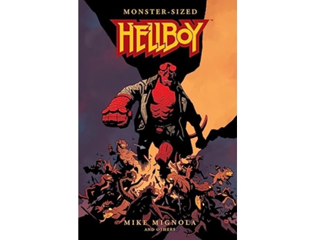 Livro Monstersized Hellboy de Mike Mignola (Inglês - Capa Dura)