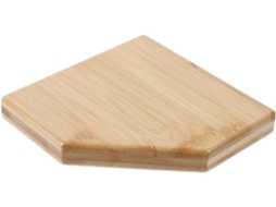 Organizador De Parede Triangular Bambu Para Canto