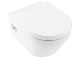 Villeroy & amp, Bocada de arquitetura combi-pack washdown wc Directflush (Open Download Edge) incl. Assento WC com função de fechamento suave, whit