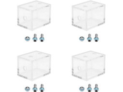 4x Novos Radiadores de Acrílico para Reservatório de Água de 200 Ml SFUSHOS