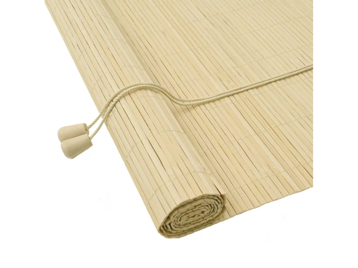 Maison Exclusive - Estores De Rolo Natural 50 X 160 Cm Bambu