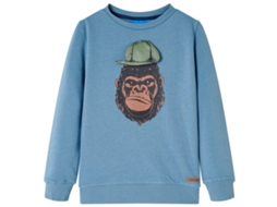 Sweatshirt Para Criança Azul-médio 92