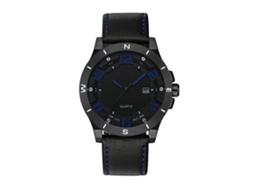 2026 relógio de Pulso Wwoor Masculino de Quartzo Azul Fashionável