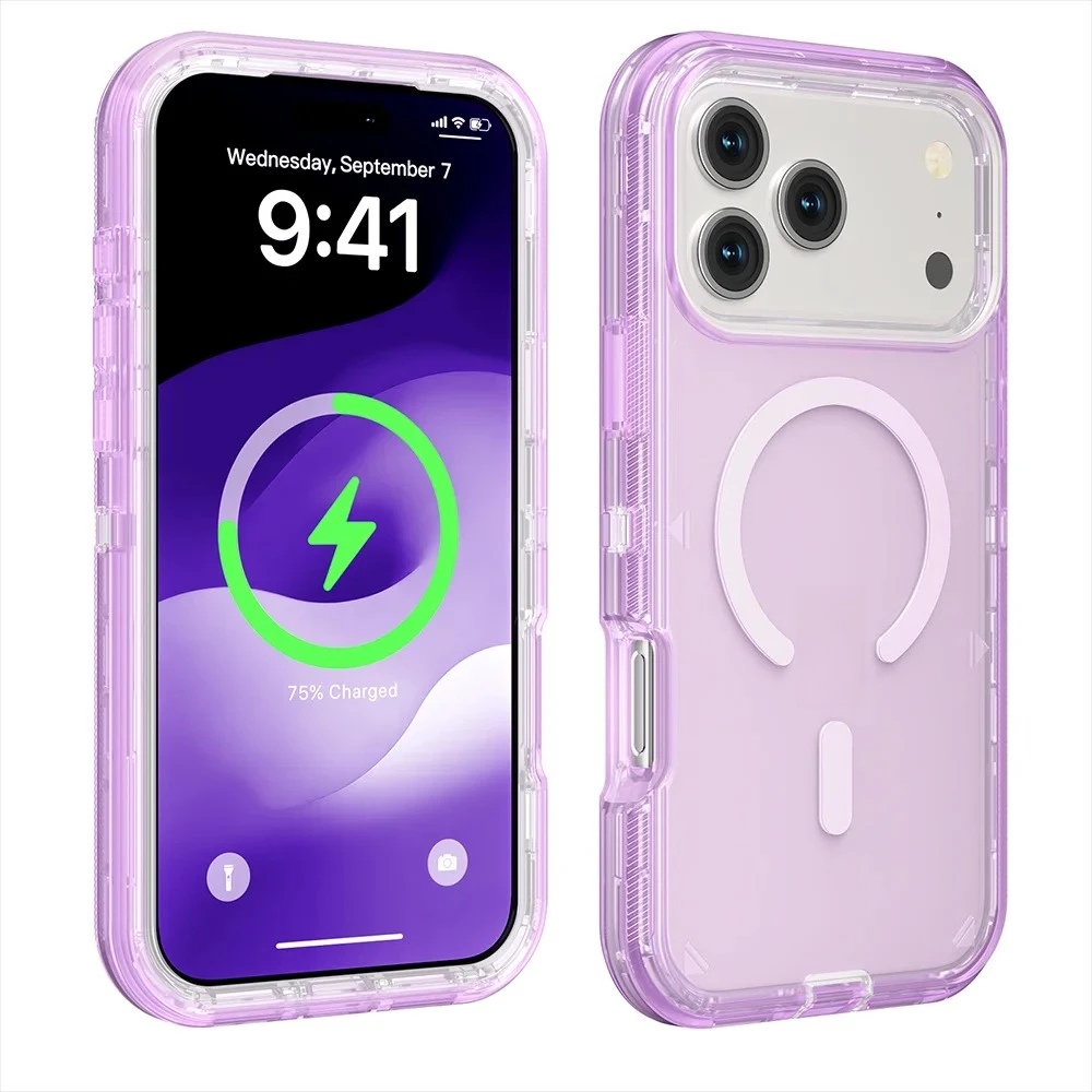 (puppet, Iphone 13 Pro) Capa Protetora Transparente Com Carregamento Magnético Sem Fio E Resistência A Impactos Aprimorada.