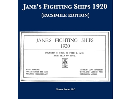 Livro Janes Fighting Ships 1920 de Fred T Jane, Oscar Parkes et al. (Inglês - Capa Dura)