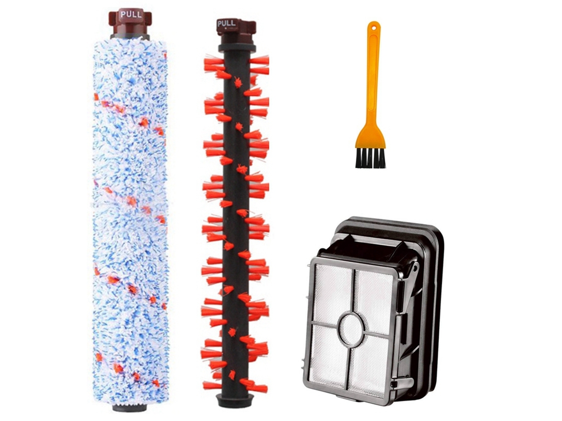 Ad-aspirador de pó peças quadradas filtro hepa multi-superfície rolo de escova l & filtro para bissell crosswave 1866 1868 1926 1785
