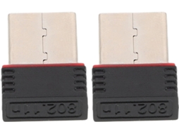 2 Rede Sem Fio Para Laptop Pc Receptor Computador Desktop E Notebook