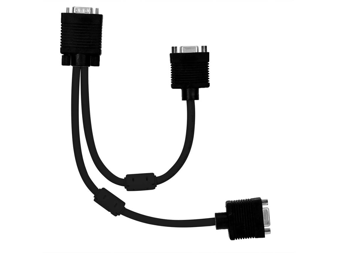 Cabo Splitter Vga LAXISCREED 1 para 2 Anti interferência