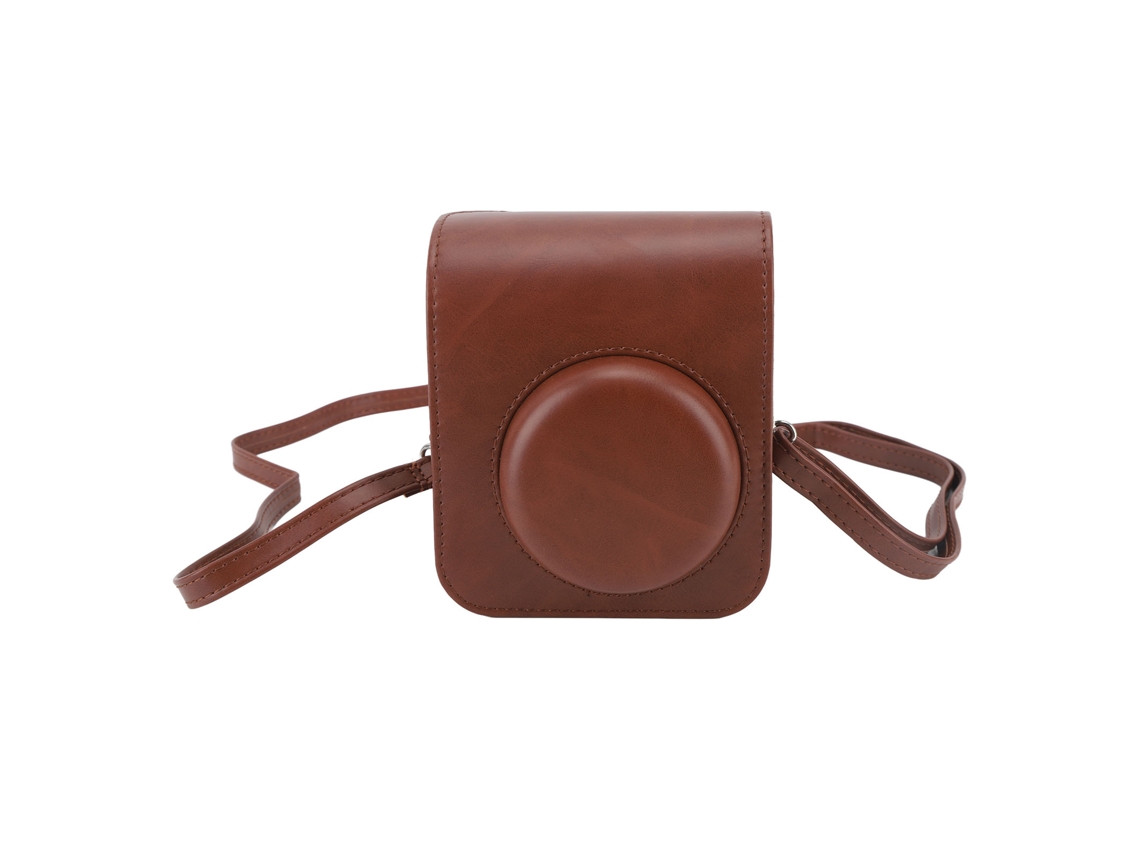 Instant Camera Case Pu Leather Protective Bag Cover For Instax Mini 12 With Removable Adjustable Strap LAXISCREED