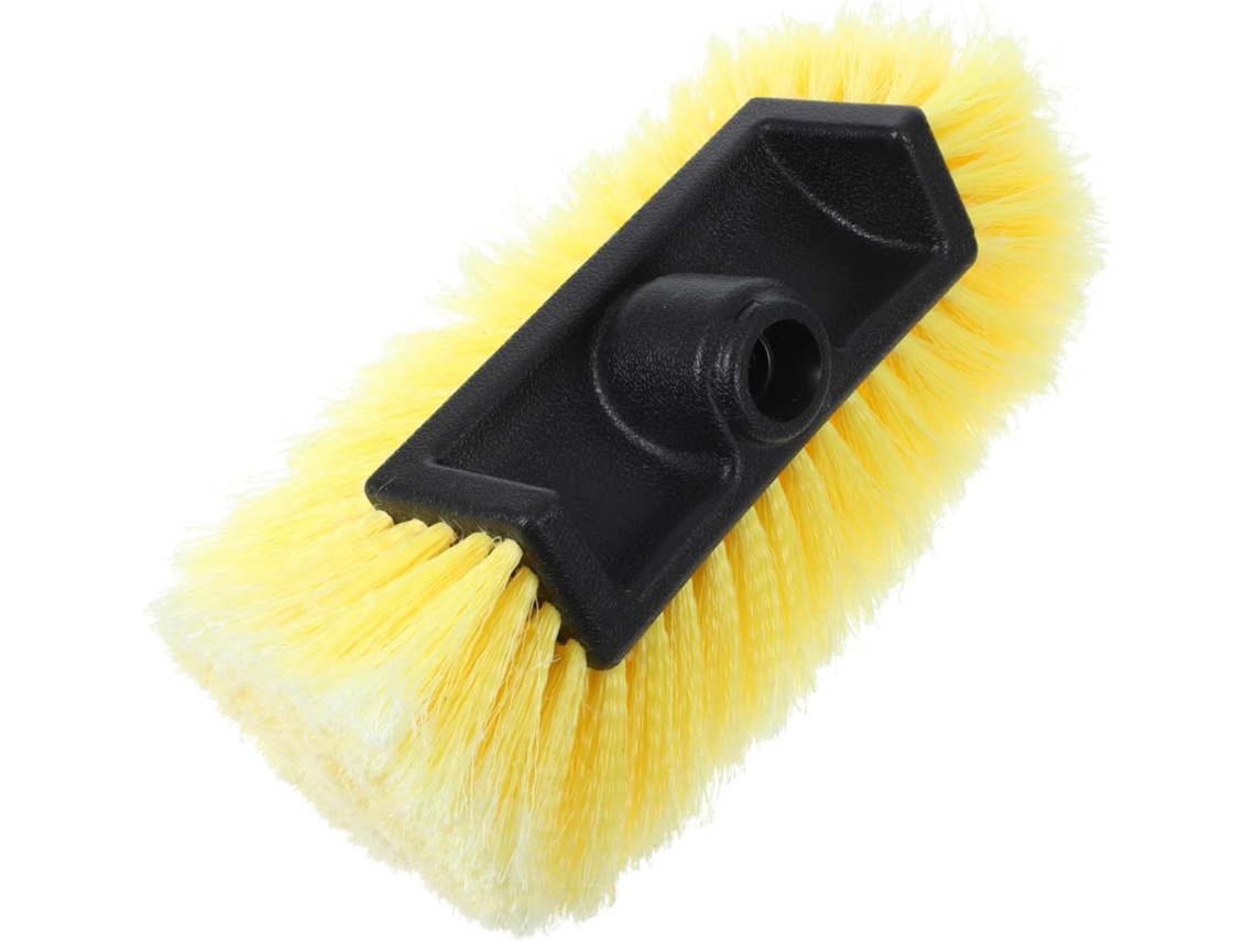 Escova Portátil Para Limpeza De Carros Com Cabeça Removível, Abs/pvc, Amarela