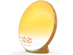 2026 reloj Despertador Led Con Simulación Amanecer, Radio Fm, 7 Colores Y Sonidos Naturales, Regalo Ideal