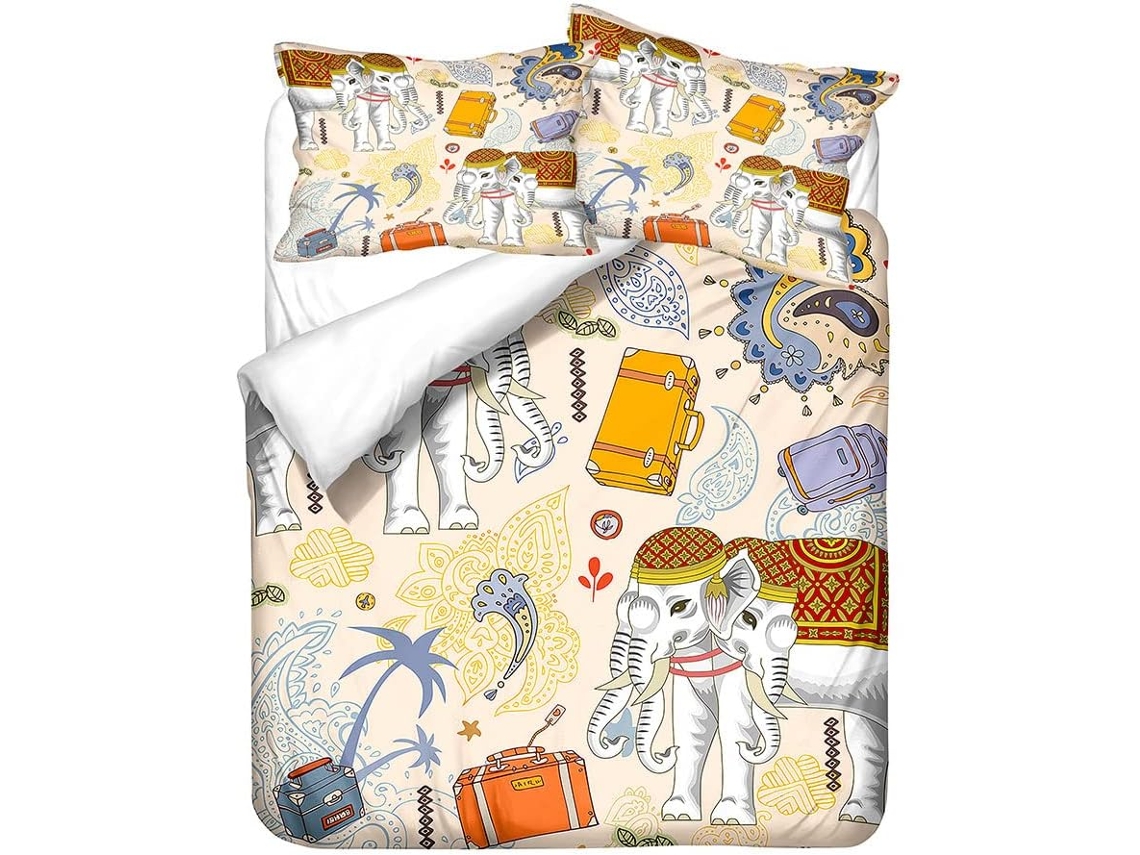 Capa de Edredom Infantil em Microfibra Fronha 220x240 Cm, 140x200cm