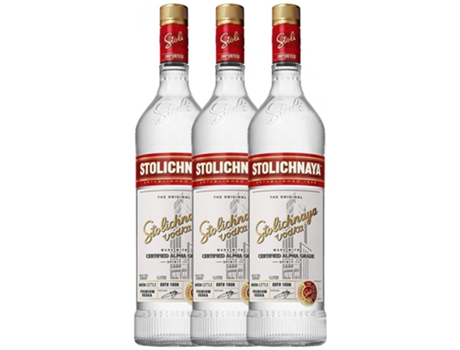 Vodka STOLICHNAYA Stolichnaya (1 L - 3 unidades)