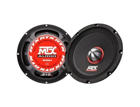 Alto Falante Para Carro Mtx Grave Médio Rtx84 Ø20cm Bobina 51mm 150w Rms 600w Pico 4? 97,7db/2v/1m Vendido À Peça Mtx Audio