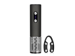 Abridor de vinho elétrico com carrinho USB - aquaforge