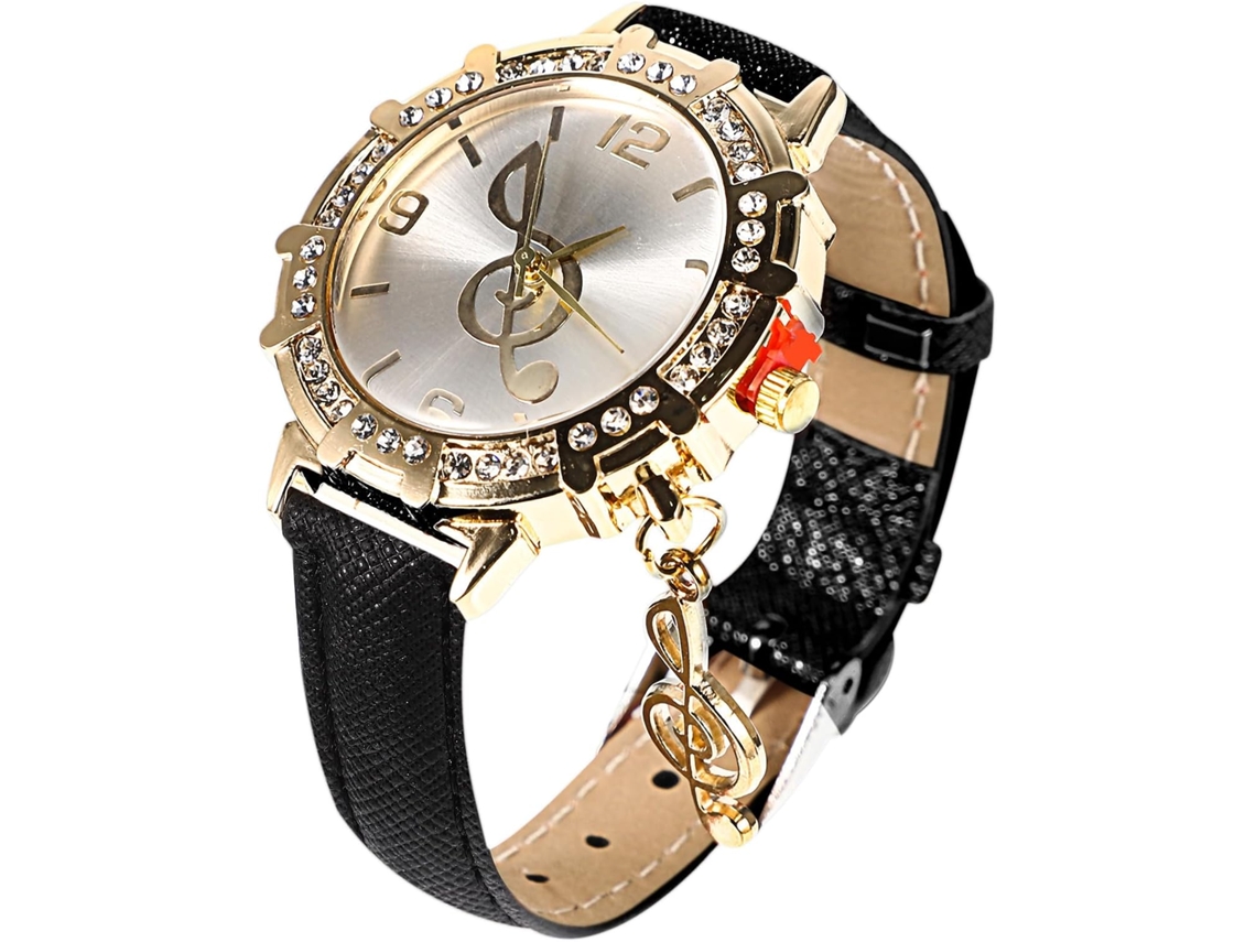 Relógio Feminino Ajustável Metal Pulseira Respirável Casual Uso GOKOCO