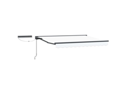 Conjunto 1 Toldo Retrátil Elétrico Vidaxl Antracite Alumínio (3 X 2,5 M)