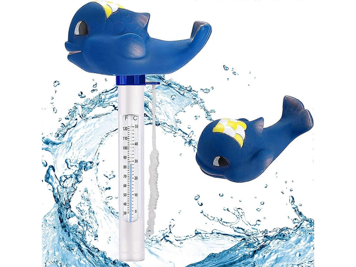 Termômetro Flutuante Para Piscina, Com Corda, Resistente A Impactos.