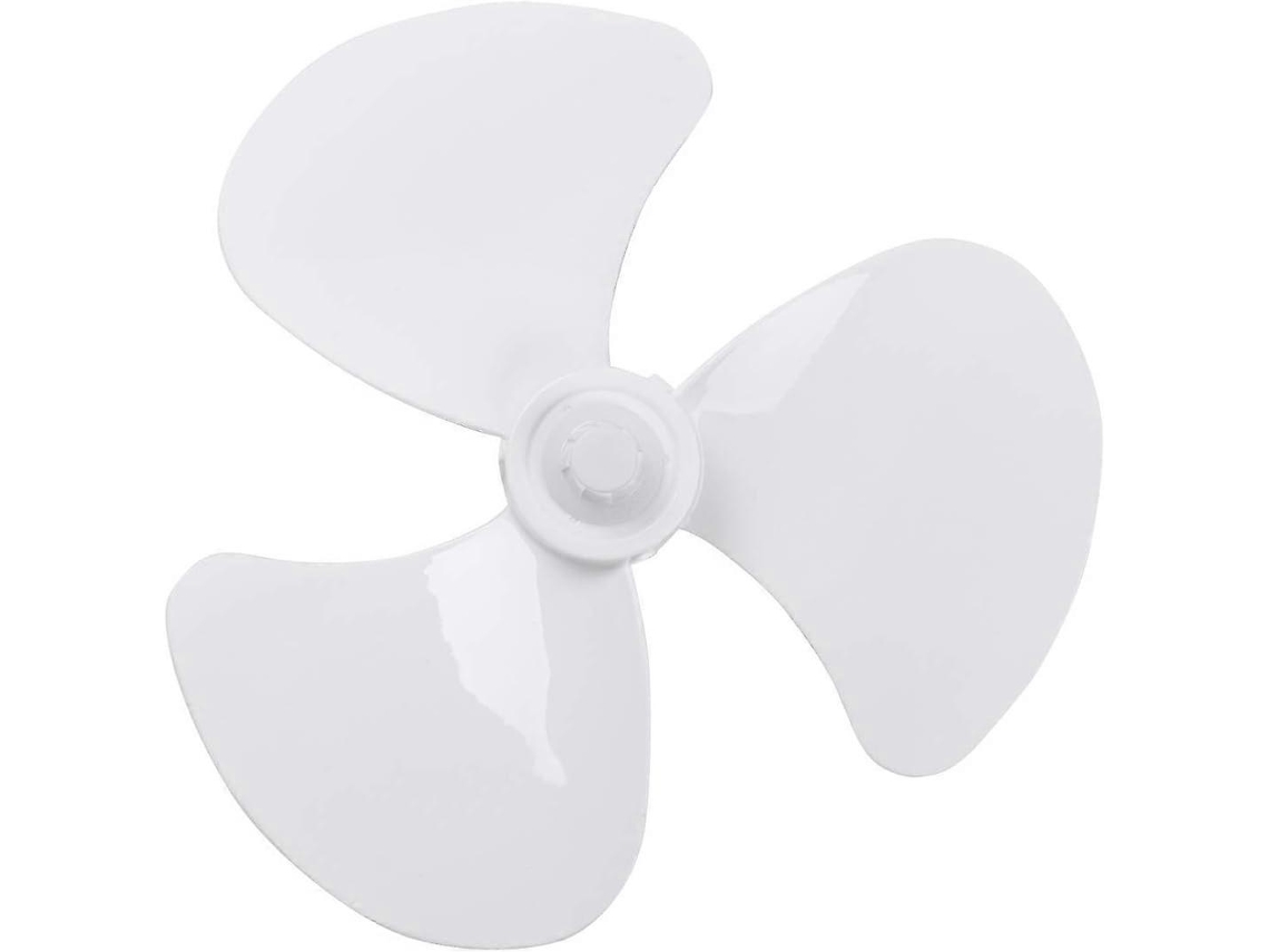 Peça De Reposição Para Hélice Ventilador Plástico, Compatível Com Ventiladores De Pedestal Ou Mesa 16 Polegadas, Cor Branca