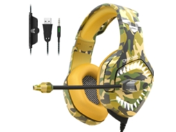 Auscultadores Bluetooth TRUMSEN K1Proover Ear Deserto Amarelo