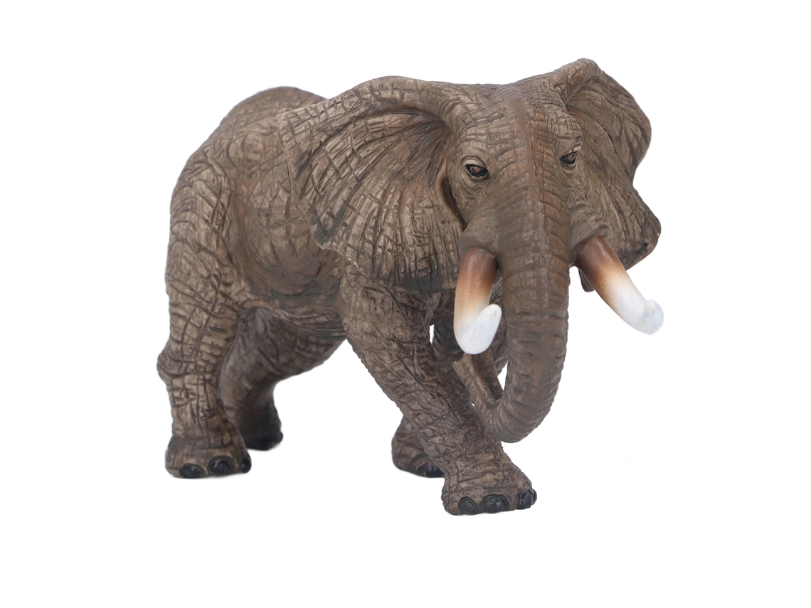 Modelo de simulação de figura de elefante 2026 com detalhes vívidos, ornamento para decoração de casa, presente e material didático.