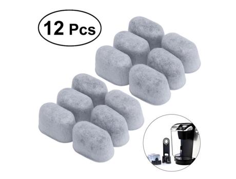 12pcs filtros de água de carbono ativado de substituição para máquinas de café e cafeteiras Cuisinart L DAY