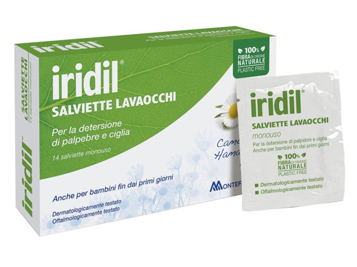 Iridina descartável 14 Toalhetes