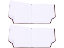 Carnet De Chocolat 2 Peças De Papel, Notas Adhésives Fortes, Bureau