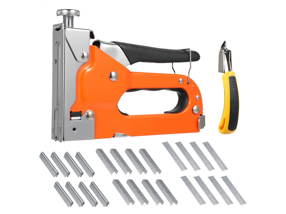 Máquina De Clavos Manual 3 Em 1 Para Móveis Madeira Sofre Diy Com 1200 Clavos E 1 Prego